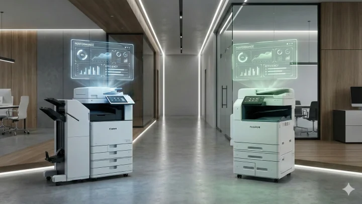 Mesin Fotocopy Canon VS Fujifilm