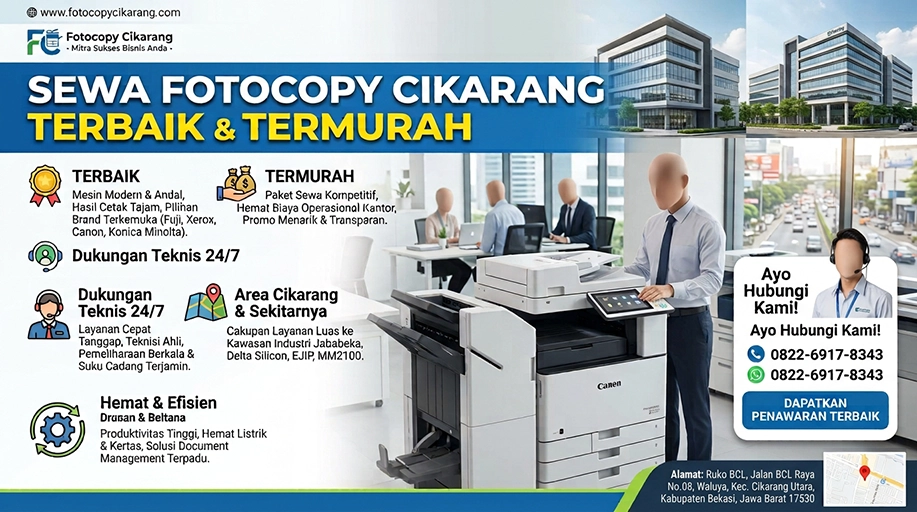 Sewa Fotocopy Cikarang 